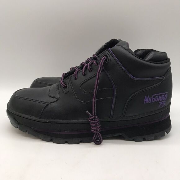 LeHigh NuGuard 75 Safety Toe EH Work Shoes Women's 6.5 Black Slip Oil Resistant - Picture 7 of 15